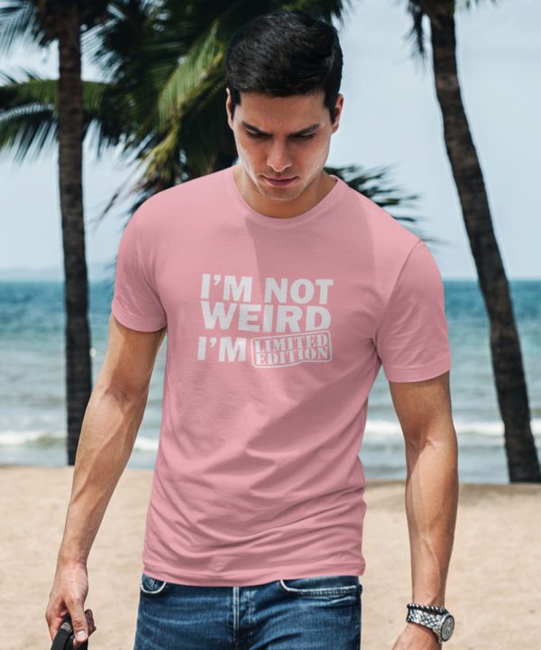 Festival T-Shirt I'm Not Weird Roze