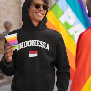 Indo Hoodie Indonesia Zwart