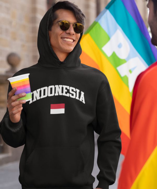 Indo Hoodie Indonesia Zwart