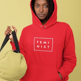 Feminisme Hoodie Feminist Rood