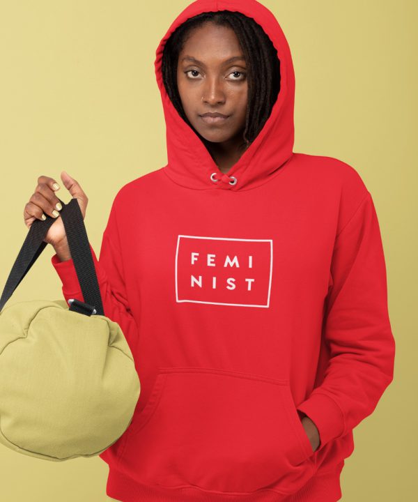 Feminisme Hoodie Feminist Rood