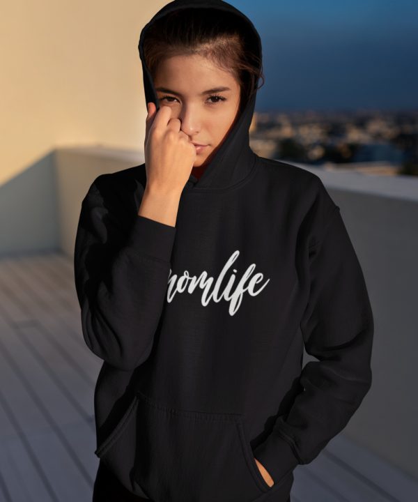 Moederdag Hoodie Momlife Black