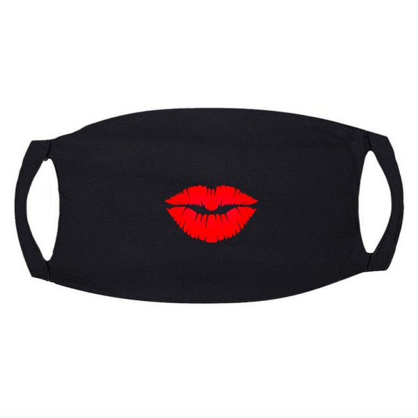 Mondkapje Kissy Lips Rood