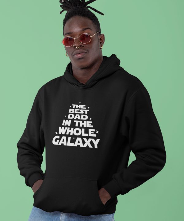 Vaderdag Hoodie Best Dad Galaxy