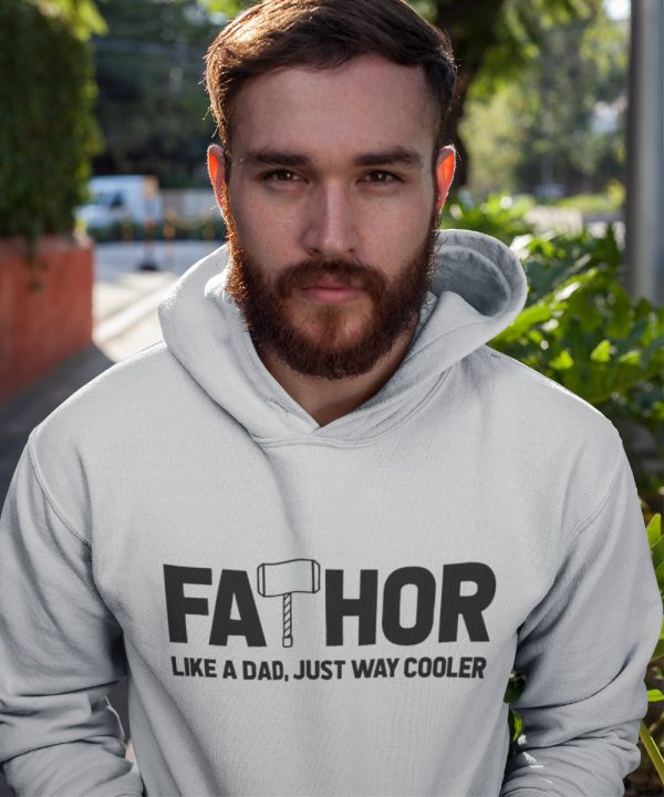 Vaderdag Hoodie Fathor wit