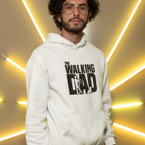 Vaderdag Hoodie walking Dad wit