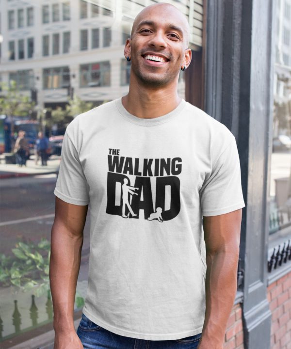 Vaderdag T-Shirt walking dad wit