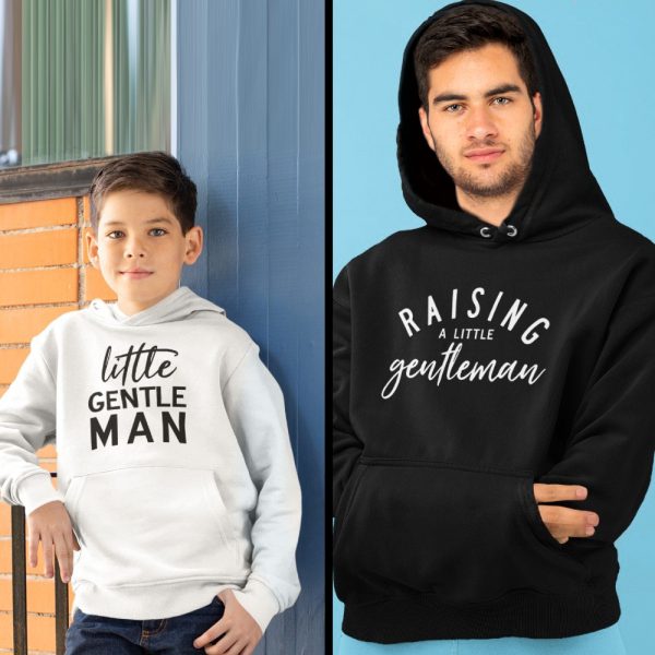 Vader Zoon Hoodies Raising A Little Gentleman 2