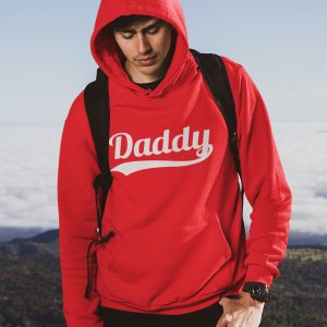 Vaderdag Hoodie Daddy Rood