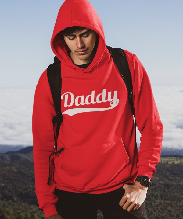 Vaderdag Hoodie Daddy Rood