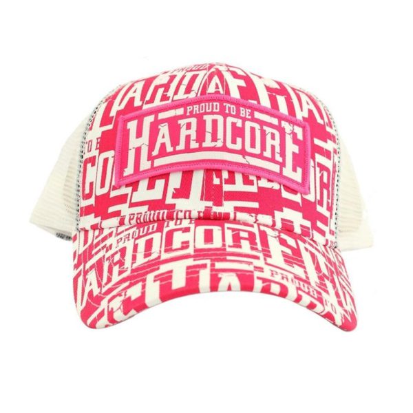 Hardcore Cap Roze wit 1