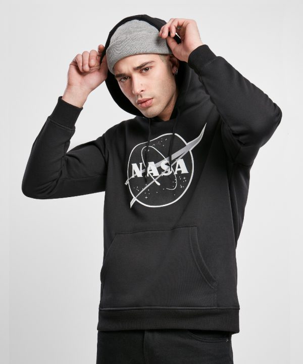 NASA Hoodie Insignia Logo Black & White