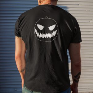 Halloween T-Shirt Pompoen Back