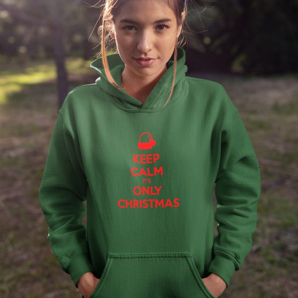 Kerst Hoodie Keep Calm Premium