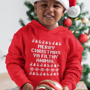 Kerst Hoodie Kind Filthy Animal