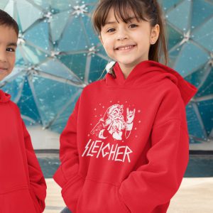 Kerst Hoodie Kind Sleigher
