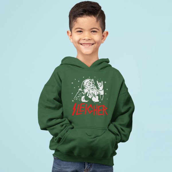 Kerst Hoodie Kind Sleigher Premium