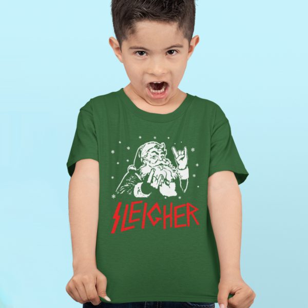 Kerst T-shirt Kind Premium Sleigher