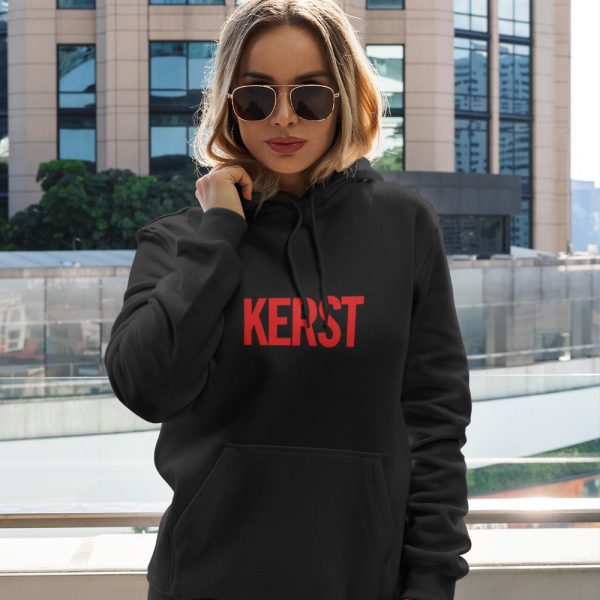 Zwarte Kerst Hoodie Premium Kerst