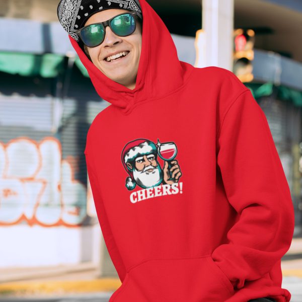 Foute Kerst Hoodie Rood Cheers