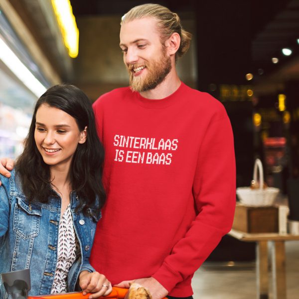 Sinterklaas Trui Rood Sinterklaas Is Een Baas