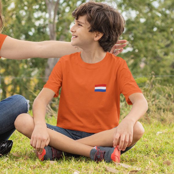 Koningsdag T-Shirt Kind Vlag