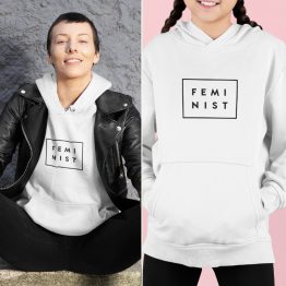 Moeder Dochter Hoodies Feminist Wit